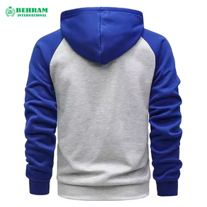 Wholesale Custom Logo Printing Cotton Plain Zipper Hoodie Unisex High Street Vintage Fleece/French Terry Quick Dry - Product Image 5