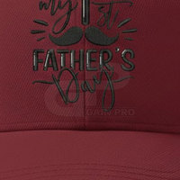 Casquette Happy Father Day pour hommes avec un design élégant, une fermeture réglable et un look décontracté et relaxant
