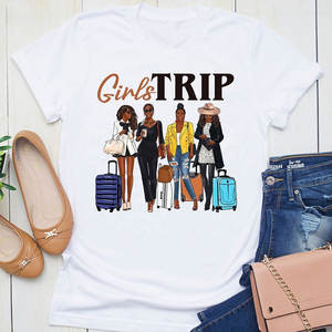 T-shirt Oversize con Grafica per Donna, Magliette Plus Size - Product Image 4