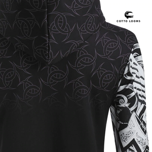 เสื้อมีฮู้ดผู้ชายแนวสตรีทระบายอากาศได้ดีสีทึบเสื้อสวมหัวผ้าคอตตอนขนแกะคุณภาพสูงผสมแบบพรีเมียมมาใหม่ - Product Image 1