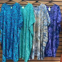 Gaun Pantai Boho Ringan Model Crop Top Bali Caftan Terbaru 2025 untuk Wanita, Panjang hingga Lutut, Ukuran Bebas, Cocok untuk Pesta dan Liburan