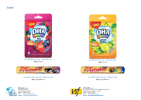 Lot 100 Gummy (Sour) - Orange Saveur Sucré 95g X 24 Pkts