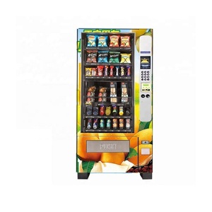 Giao Hàng Nhanh Chóng Lớn 215 Inch Màn Hình Cảm Ứng Salad Máy Bán Hàng Tự Động Tự Động Tự Động Thang Máy Thực Phẩm Tươi Mới Bán Hàng Tự Động SDK Chức Năng - Product Image 4