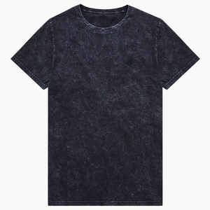 เสื้อยืดคอกลมแขนสั้นทรงปกติสำหรับผู้ชาย ผ้าฝ้าย 100% สีพื้น ล้างสีแบบแอซิดวอช เนื้อผ้าเจอร์ซีย์ถัก สวมใส่สบาย - Product Image 3