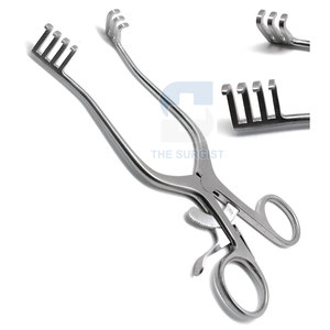 Retractor Quirúrgico Surgist Weitlaner TS-WR-01, Instrumento Manual Reutilizable de Acero Inoxidable de Grado Médico, Certificado CE ISO13485 - Product Image 6