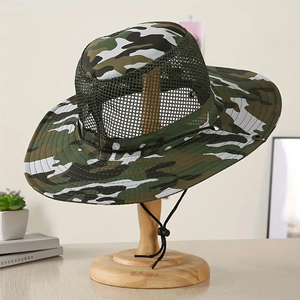 Haute qualité Vietnam Camouflage casquette Logo personnalisé panneau d'origine marque chapeaux ajustés pour hommes pêche en plein air sport fête Ski hiver - Product Image 3