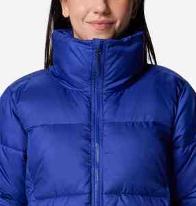 Chaqueta acolchada para mujer, ropa de abrigo elegante con cremallera frontal aislada de tela ligera de tamaño regular para uso diario en invierno - Product Image 3