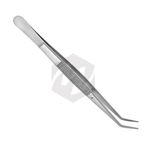 Pinzas Dentales de Alta Calidad con Puntas Anguladas, Acabado Mate, Pinzas Quirúrgicas de Acero Inoxidable para Trabajos Dentales de Precisión - Product Image 3