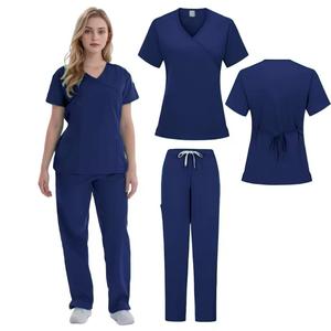 Uniformes de gommage médicaux femmes gommage infirmière uniforme haut pour hôpital OEM Service gommage infirmière - Product Image 5