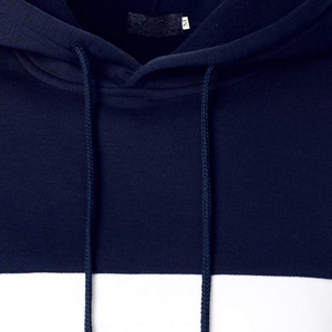 Sweat à capuche oversize unisexe en coton éponge 100% tricoté au Vietnam, longueur standard, anti-rétrécissement, uni, court et ample, pour l'automne - Product Image 5