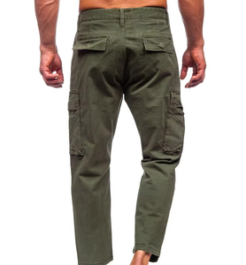 Premium Quality Multi Pocket Stylish Cargo Pants Men's Hip Hop Streetwear Joggers Man Elastic Waist Cargo Pants Tech Wear Design - Product Image 4