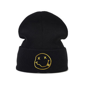 Gorro de punto a prueba de viento con protección para los oídos, a la moda, con patrón de sonrisa, para hombres y mujeres, opción ideal para regalos, 1 ud. - Product Image 4
