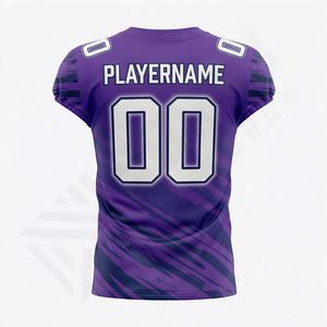 Uniforme de Fútbol Americano de Talla Grande, Color Personalizado, Calidad Premium, Ropa Deportiva de Alto Rendimiento, 100% Poliéster - Product Image 2
