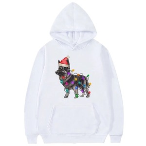 Sweats à capuche imprimés en 3D élégants à épaules tombantes Personnaliser la conception Hoodies pour femme 2025 Pull respirant en coton de qualité supérieure - Product Image 2