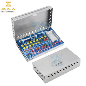 Dental Implant Bone Compression Kit Manual Bone Leveling <b>Set</b> with Cone Depth Gauge <b>Torque</b> Wrench Tray Steel - Product Image 3
