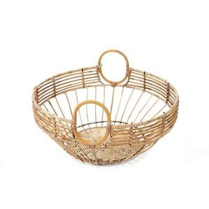 Bandeja de madera de ratán con forma redonda, artículo de vajilla para el hogar, Hotel, cocina, servicio de té y café, gran oferta, nuevo diseño - Product Image 3