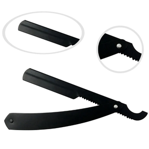 Navaja de Afeitar Profesional con Mango de Metal para Barbería - Product Image 5