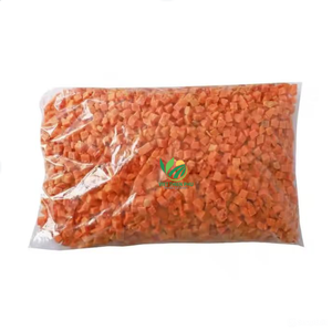 Cube de dés en morceaux ovales congelés de haute qualité carottes entières cultivées en serre VIET THIEN PHU-VIET NAM emballage en vrac bon pour la santé - Product Image 1
