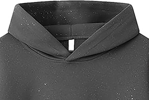 Best-seller Sweat à capuche en molleton écologique et surdimensionné avec logo personnalisé et épaule tombante pour femme avec strass Options personnalisables - Product Image 4