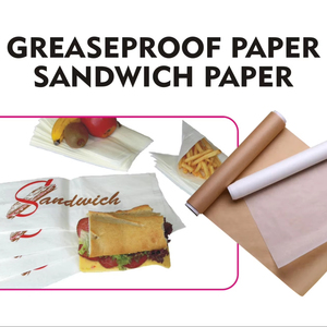 ม้วนกระดาษกันไขมันเป็นมิตรกับสิ่งแวดล้อมเยื่อกระดาษบริสุทธิ์เคลือบด้วย PE สำหรับบรรจุภัณฑ์อุตสาหกรรม - Product Image 2