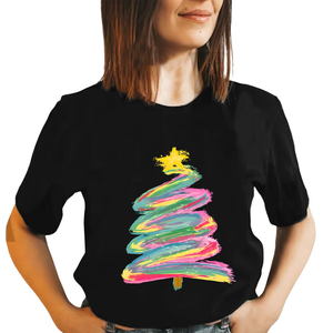 Camiseta clásica de último diseño para mujer, camiseta informal regular 100% de excelente calidad, Camiseta estampada ajustada para mujer - Product Image 3