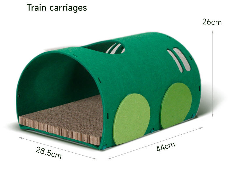 Single dark green car