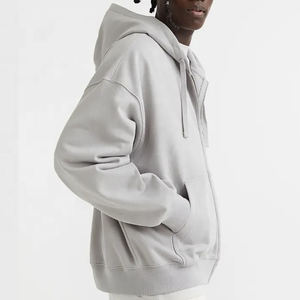 Gran oferta, sudaderas con capucha de manga larga con cremallera para hombre, sudaderas con capucha mezclado básicas de algodón, la mejor calidad de Material, sudaderas con cremallera para hombre - Product Image 5