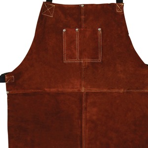 Le plus récent tablier de soudeur en cuir résistant à la chaleur de la flamme Logo personnalisé vêtements de travail de protection Forge quantité minimale de commande en gros de haute qualité - Product Image 6