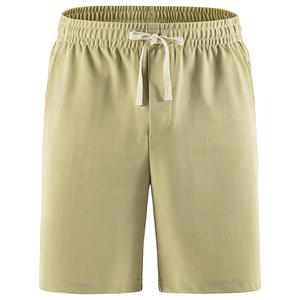 OEM Custom Cotton Summer Sweat Shorts for Men Breathable Workout Cargo Shorts with <b>Drawstring</b> Closure and Private Label Logo - Product Image 1