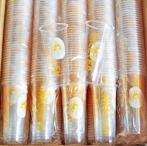 Gobelets en plastique PP transparents jetables, écologiques et personnalisables en gros pour boissons froides, boba, café, crème glacée, bière - Product Image 4