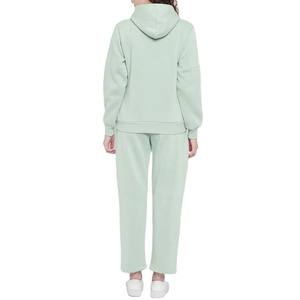 Diseño de moda Otoño Dos PCS Chándales Manga larga Deportes Trajes casuales Elegante Personalizado Correr Mujeres Chándal - Product Image 3