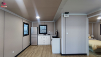 Maison préfabriquée en acier ignifuge auto-extensible de 20 pieds, 2025, pour plusieurs personnes, pour une utilisation en chambre ou en restaurant