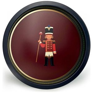 Plateau métallique rond décoratif pour jeune soldat Ø 315 mm - Product Image 1