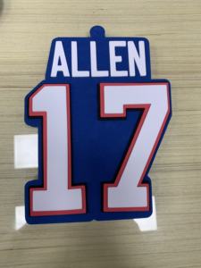 3D stroud Máy nghe nhạc logo cho NFL thể thao người hâm mộ đội số và Big Logo Chuỗi vòng cổ cho Đảng bánh - Product Image 2