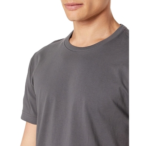เสื้อยืดผ้าใส่สบายสำหรับผู้ชายเสื้อยืดสีพื้นดีไซน์ไม่เหมือนใคร - Product Image 5