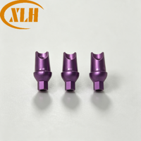Composants d'implants dentaires en titane personnalisés, pièces usinées avec précision CNC, usine OEM/ODM Guangdong