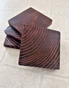 LOOKING Dessous de verre Planche à fromage Taille personnalisée Rond Carré Noyer Acacia Bois Boisson Tasse Bois Dessous de verre en bois pour Café Thé Bière - Product Image 4