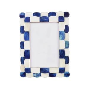 Cadre photo de table en os incrusté, écologique, de luxe, fait à la main, pièce de décoration d'intérieur - Product Image 1