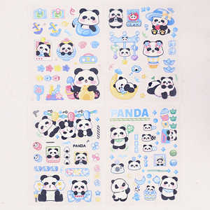 Autocollant 3D Panda Gonflé Style Dessin Animé pour la Décoration Intérieure et les Cadeaux Promotionnels - Product Image 2