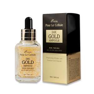 24K <b>Gold</b> Cellule Pour Le <b>Skin</b> Care Serum Premium Ampoule for Luxurious Skincare - Product Image 3