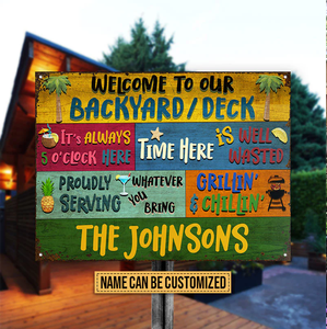 Letrero de jardín de hojalata de metal de diseño personalizado, vendedor indio, venta al por mayor, aviso conmemorativo barato, dirección del Gallo, técnica de chapado de impresión UV - Product Image 3