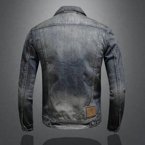 Men's Stylish Jean Jacket Casual Wear OEM High Quality Men's Cotton Jeans Jacket Custom Made Denim Jacket For Men - Product Image 3