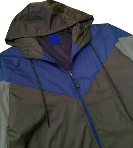 Conjunto de Dos Piezas de Chaqueta y Pantalones Deportivos de Maternidad con Capucha y Logotipo Personalizado, Cortavientos Transpirable para Hombre - Product Image 6