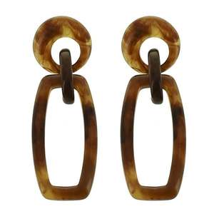 Pendientes de Cuerno de Búfalo Hechos a Mano de Alta Calidad para Mujer, Accesorio de Moda Natural en Tendencia, Artesanía Natural - Product Image 2