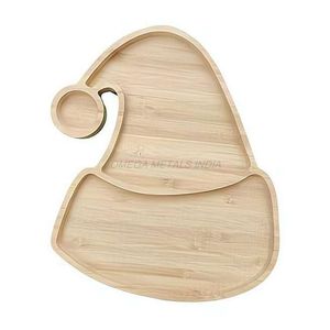 Ensemble de plateaux en bois New Look de couleur marron chaud avec forme ronde et design rustique idéal pour les centres de table et la décoration intérieure - Product Image 3