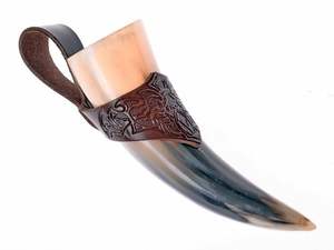 Cuerno vikingo de lujo para beber Artesanía de calidad premium con nuevas características elegantes - Product Image 3