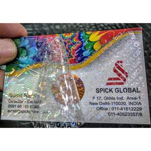 Etiquetas de Protección de Tarjetas Holográficas Transparentes Autoadhesivas SPICK GLOBAL, Resistentes al Agua y a los Rayos UV, de PET, con Efecto de Anulación de Seguridad - Product Image 6