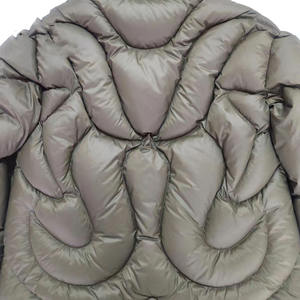 OEM Logo Custom Winter Down Coat Hoodie puffer jacket Streetwear Engrosamiento Hombre Chaqueta Abrigo Chaqueta de los hombres - Product Image 5