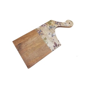 Vente en gros de planche à découper en résine bleue avec planche à découper en bois de bonne qualité, taille et forme personnalisées, planche à découper de cuisine bon marché - Product Image 6