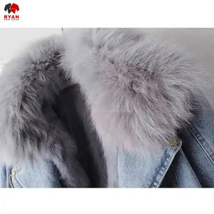 Chaqueta Vaquera Elegante para Mujer, Color Sólido, Ajuste Cómodo, Marca Personalizada, OEM y ODM Disponibles, Chaqueta Vaquera con Peluche - Product Image 3